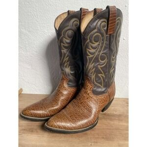 Rudel Men's Cowboy Boots MX 30.5 (CM) Alligator Leather
